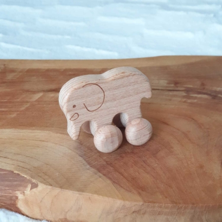 Holzfigur Elefant